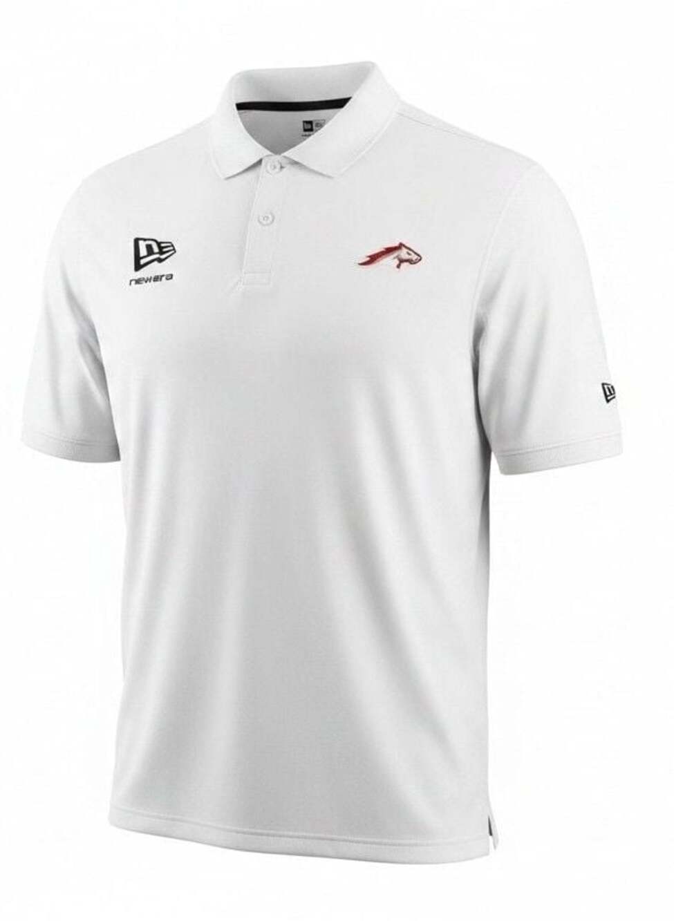 New Era UFL Performance Polo Shirt White with Horse Logo 3XL